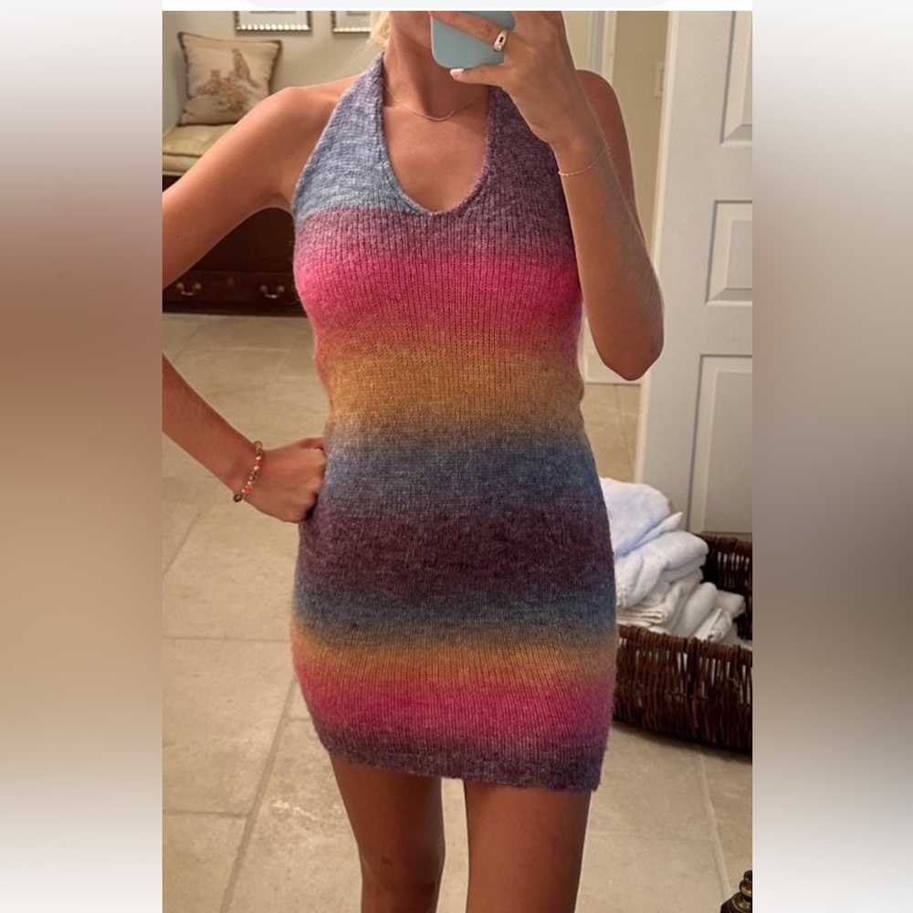 Shareen Collections Halter Dress